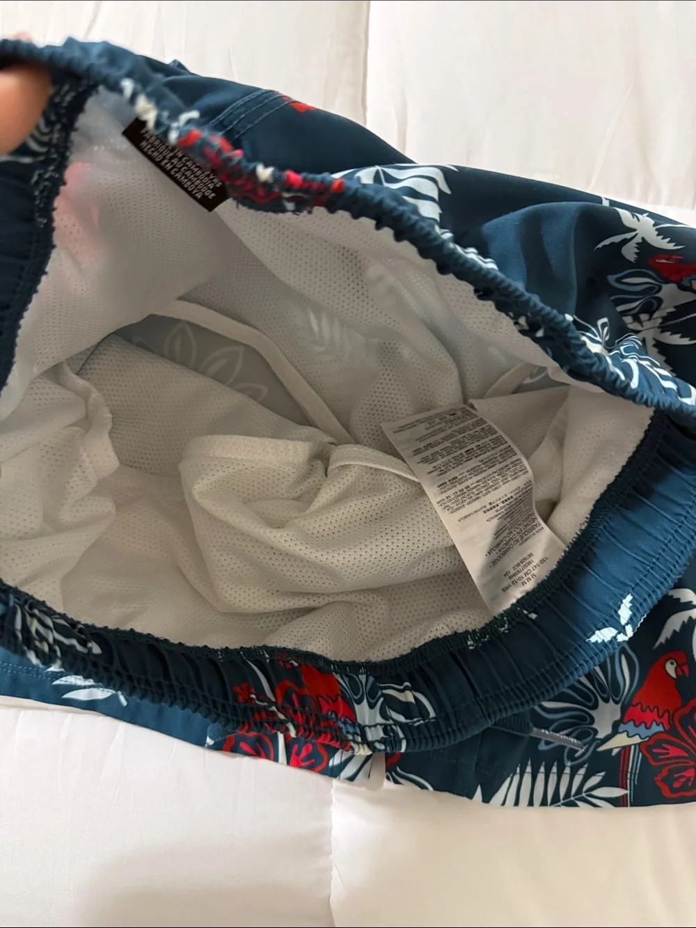 Hurley Teal Floral & Parrot Board Shorts